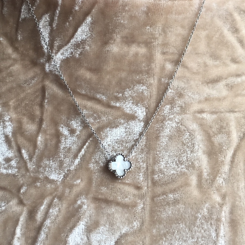 Clover sterling silver necklace